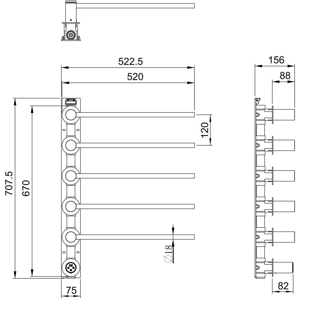 Приобрести полотенцесушитель электрический встраиваемый wonzon & woghand münchen, брашированное золото (ww-a355-bg)