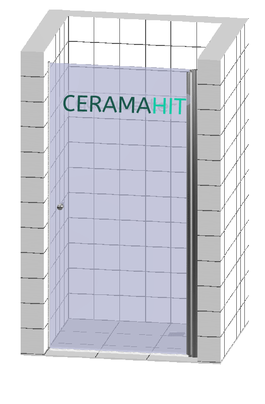 Приобрести дверь душевая sole enter 90 см хром/прозрачное