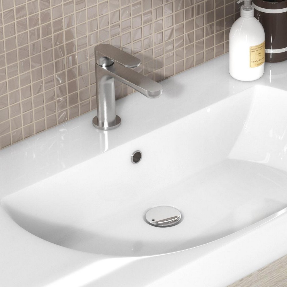 Приобрести kerama marazzi смеситель для раковины ole, титановый атласный 69412km.m0.070