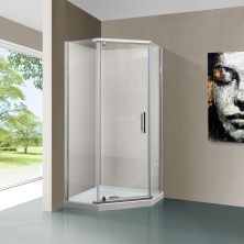 Vincea Душевое ограждение Stresa 100х100 см, прозрачное, хром VSP-1S100CL