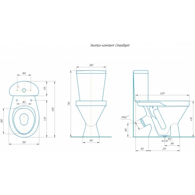 Приобрести rosa унитаз напольный стандарт, белый, антивсплеск, сиденье полипропилен 35408