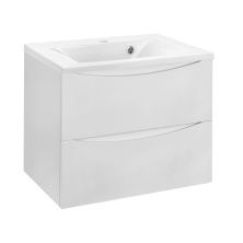Vincea Тумба подвесная Mia 65 см, белая, VMC-2MA650GW;VCB-3M650W