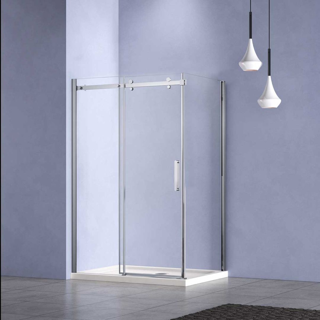 Приобрести vincea душевое ограждение como-n 150х80 см, прозрачное, хром vsr-4cn8015cl