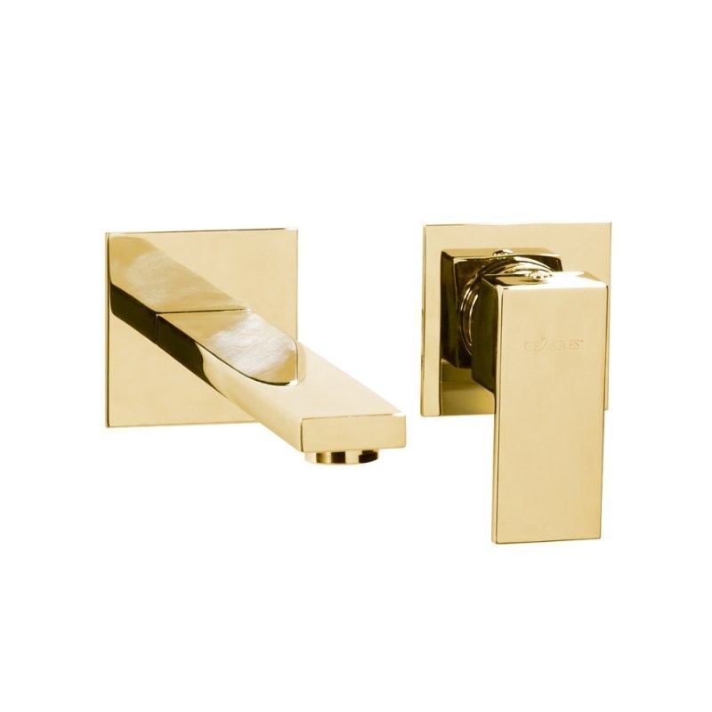 Приобрести cezares смеситель для раковины unika, скрытый монтаж, золотой unika-bli2-03/24