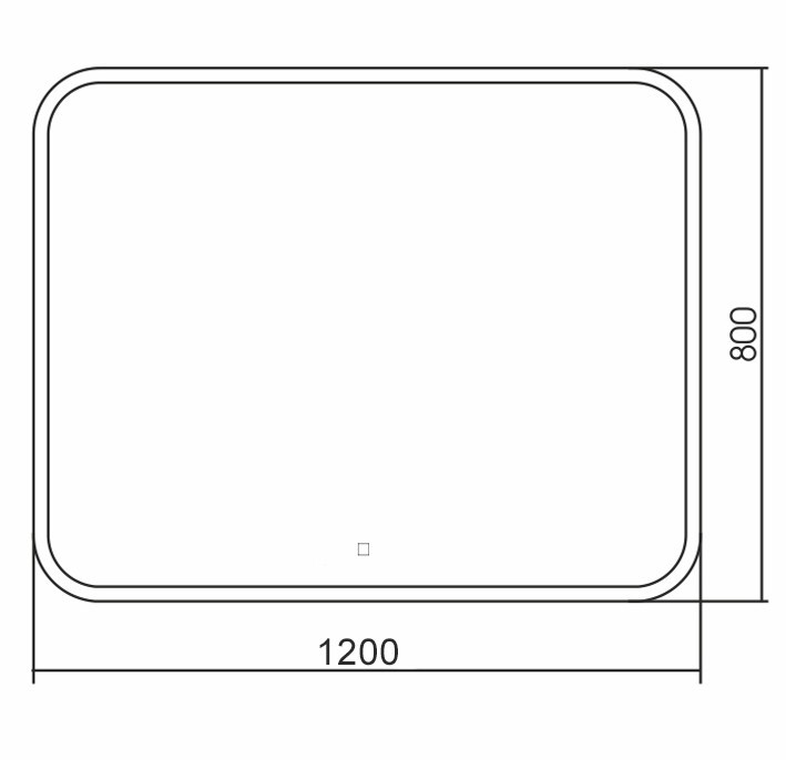 Приобрести azario зеркало стив-6 120х80 см c подсветкой, сенсор выключатель, часы, диммер, радио, bluetooth, термометр, подогрев фр-00002231 