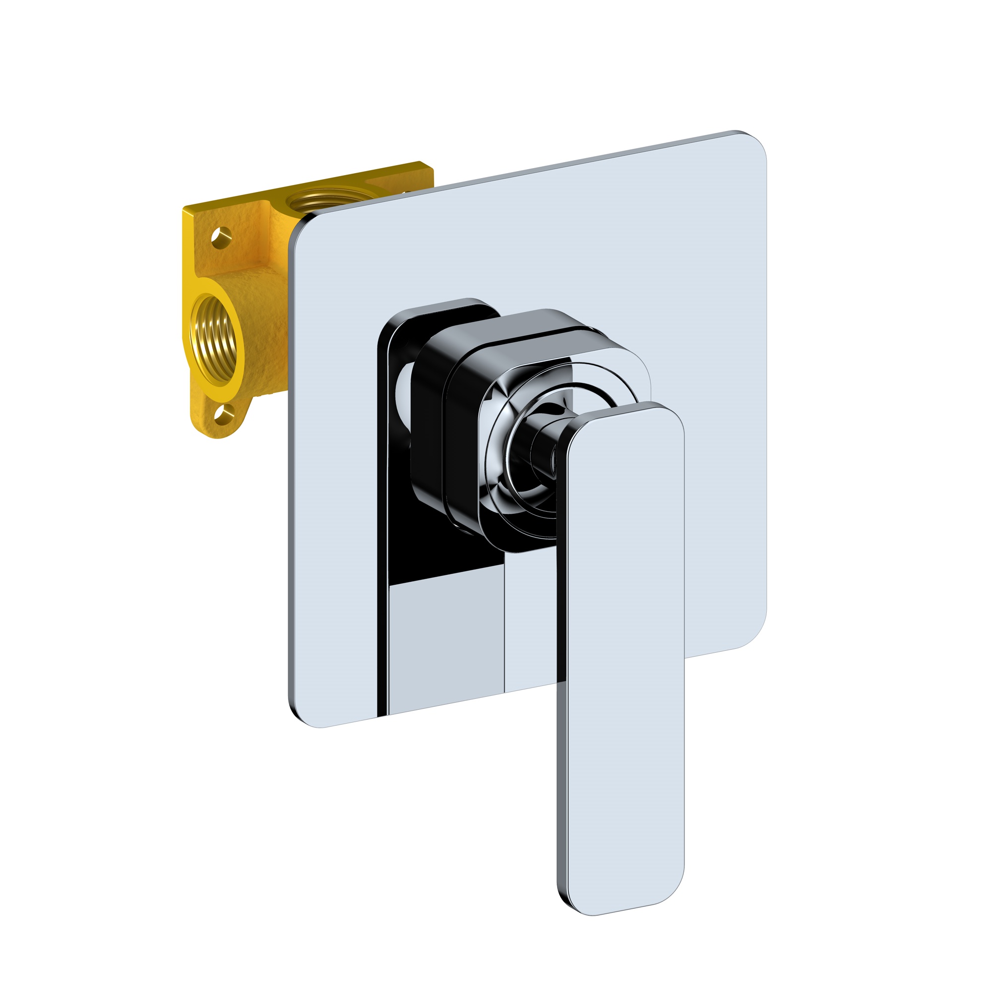 Приобрести смеситель встроенный с гигиеническим душем timo torne 4389/00sm хром