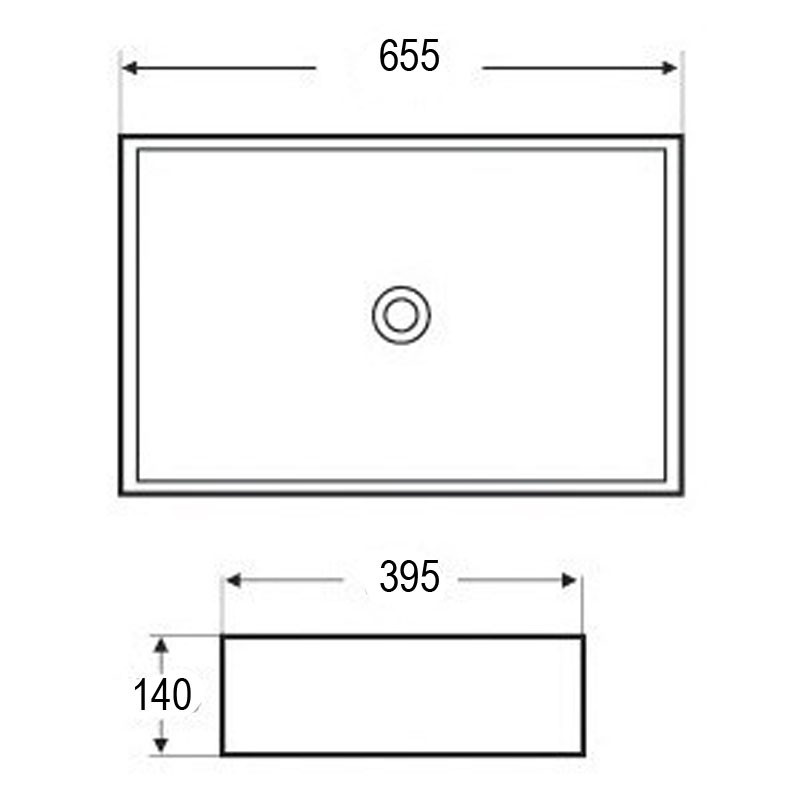 Приобрести azario раковина накладная 65,5х39.5 см, белая az416
