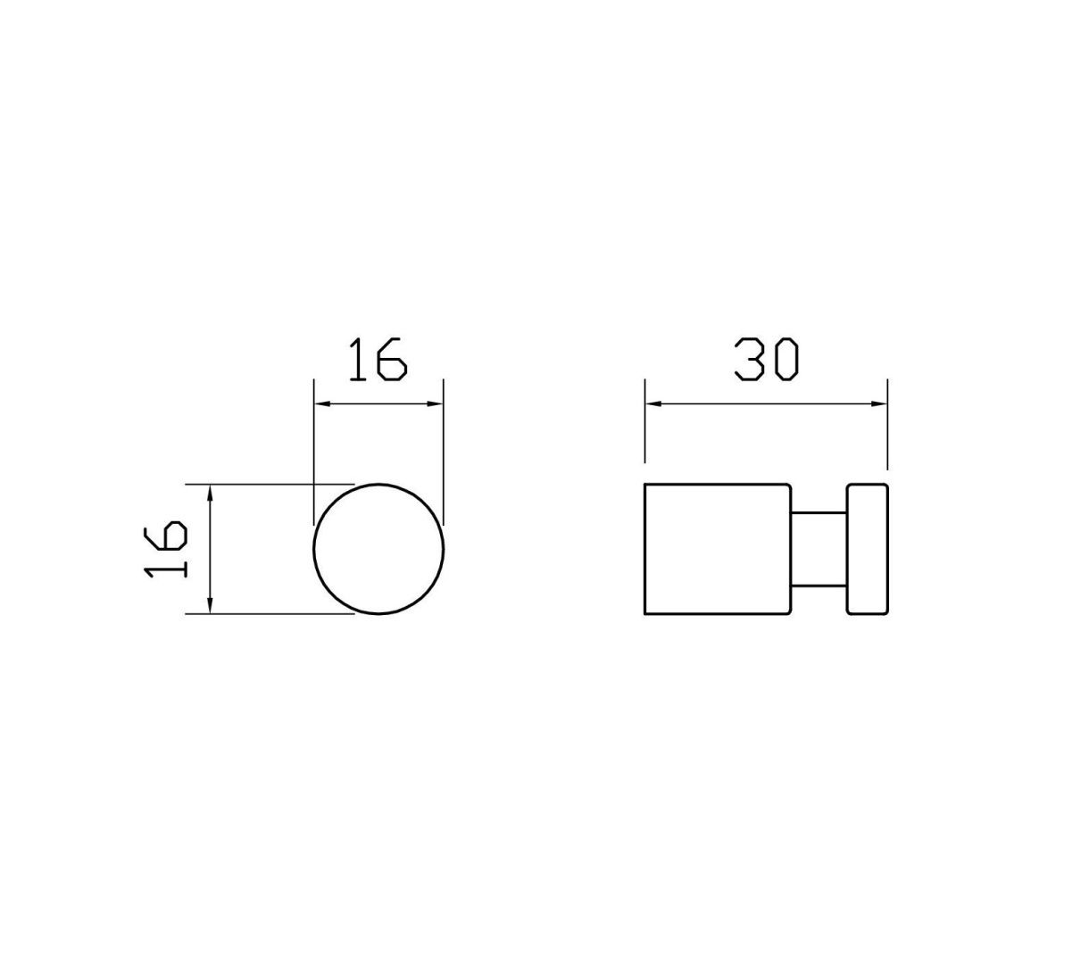 Приобрести крючок для ванной wonzon & woghand easy, хром (ww-8105-1-cr)