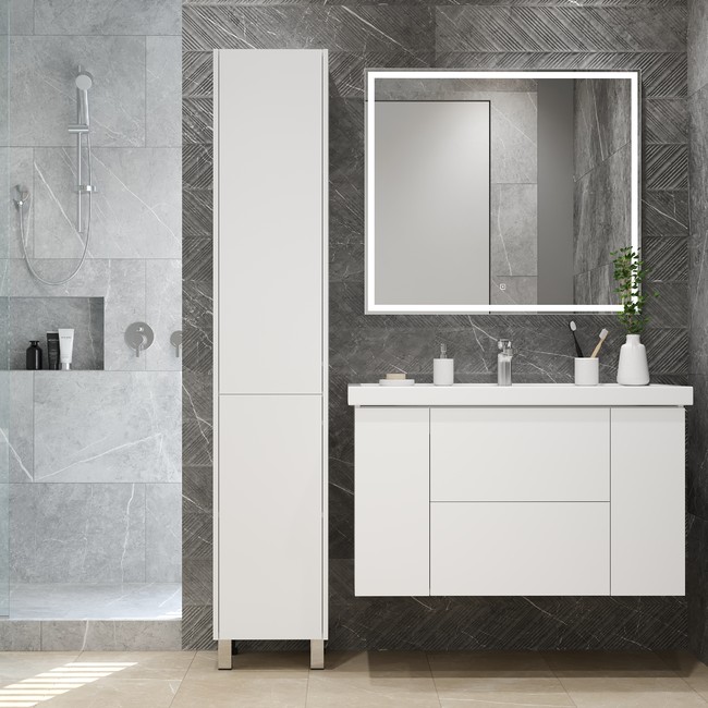 Приобрести briz тумба напольная ricci 100 см, белая, т8-100