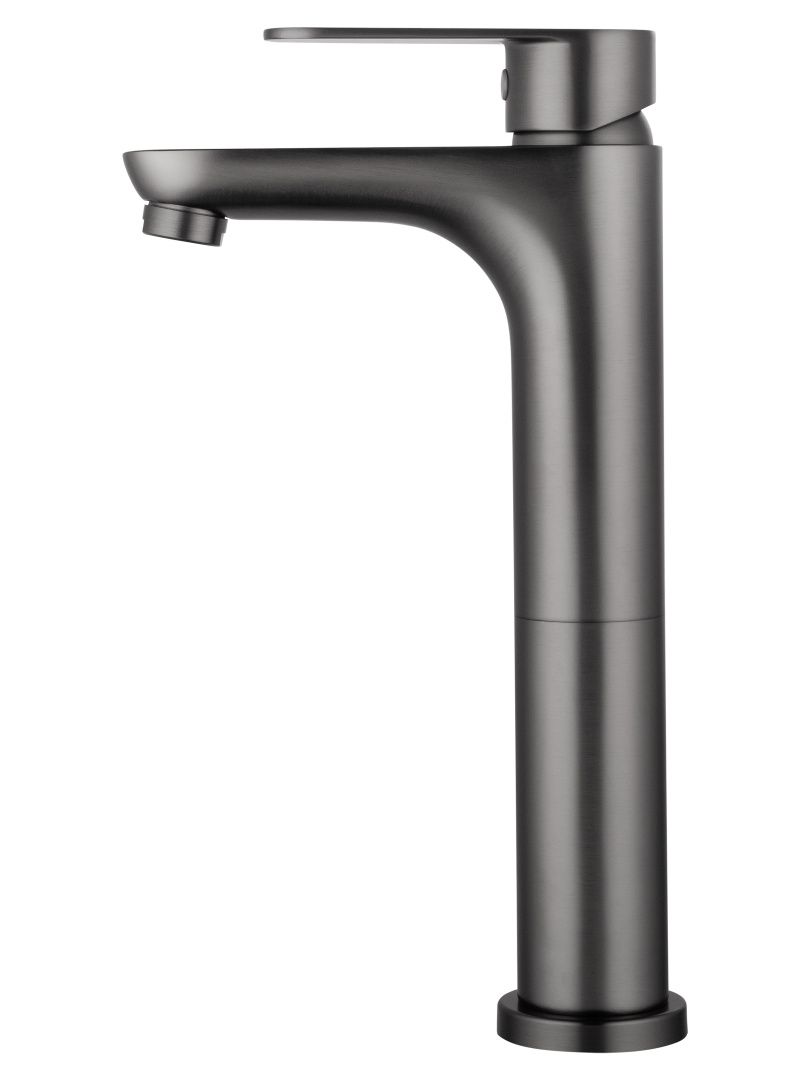 Приобрести смеситель для раковины высокий wonzon & woghand alfa, темный графит (ww-a40232-bgg)
