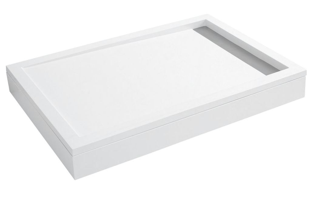 Приобрести aquanet душевой поддон stone lite 120x80 см, белый