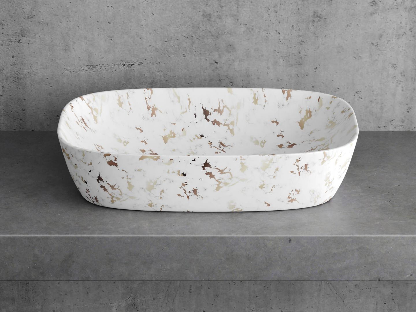 Приобрести hayzburg накладная раковина чаша 60х38 см, мрамор, hb-0029-2