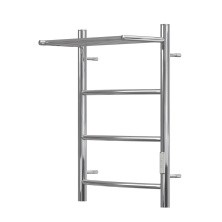 Полотенцесушитель электрический Point 400х600 Афина с полкой П3, хром PN04846P