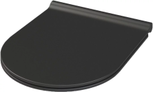 Boheme Сиденье для унитаза Avva Bello Nero, черное 966-B