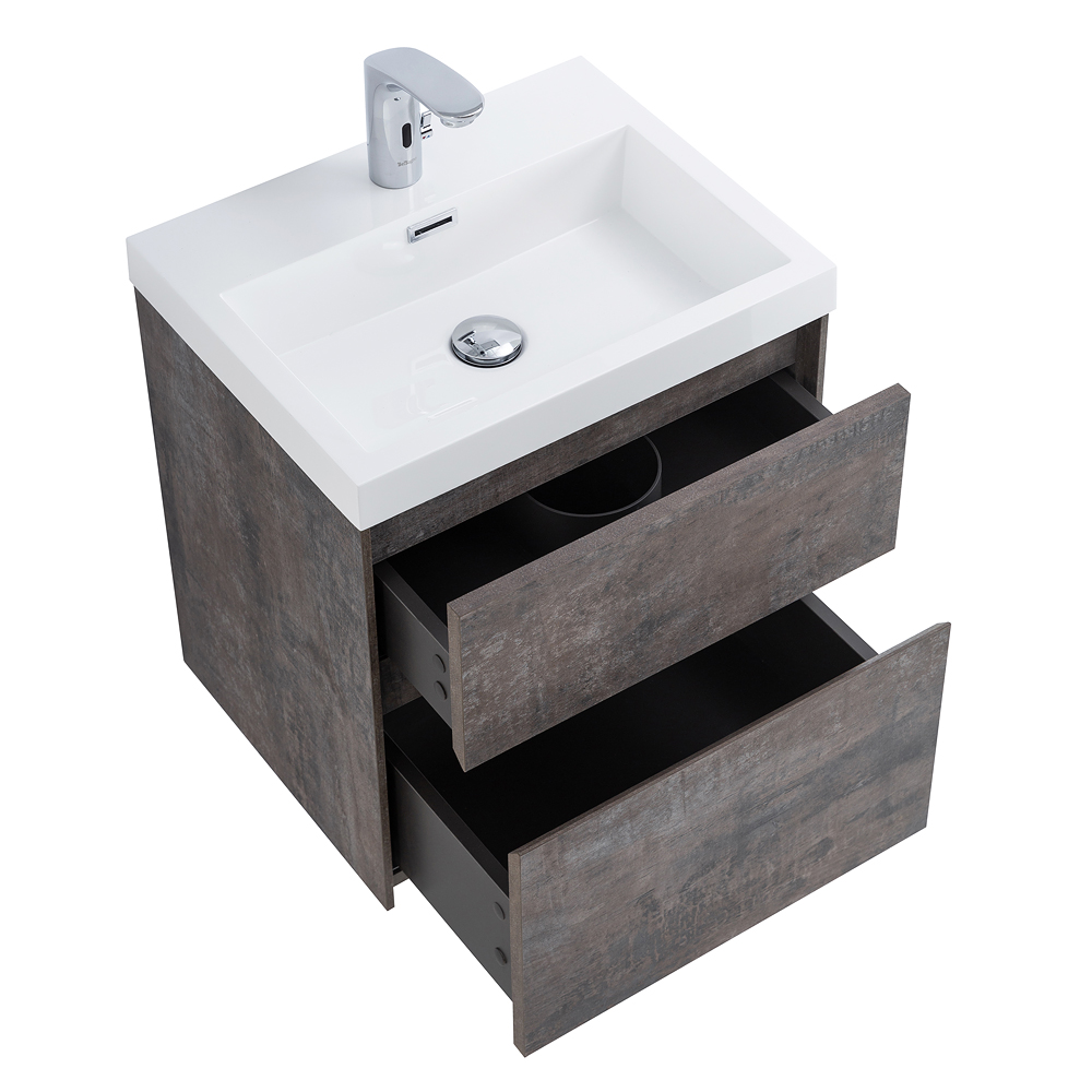 Приобрести belbagno тумба с раковиной pietra mini 50 см, подвесная 50as stone, белая раковина