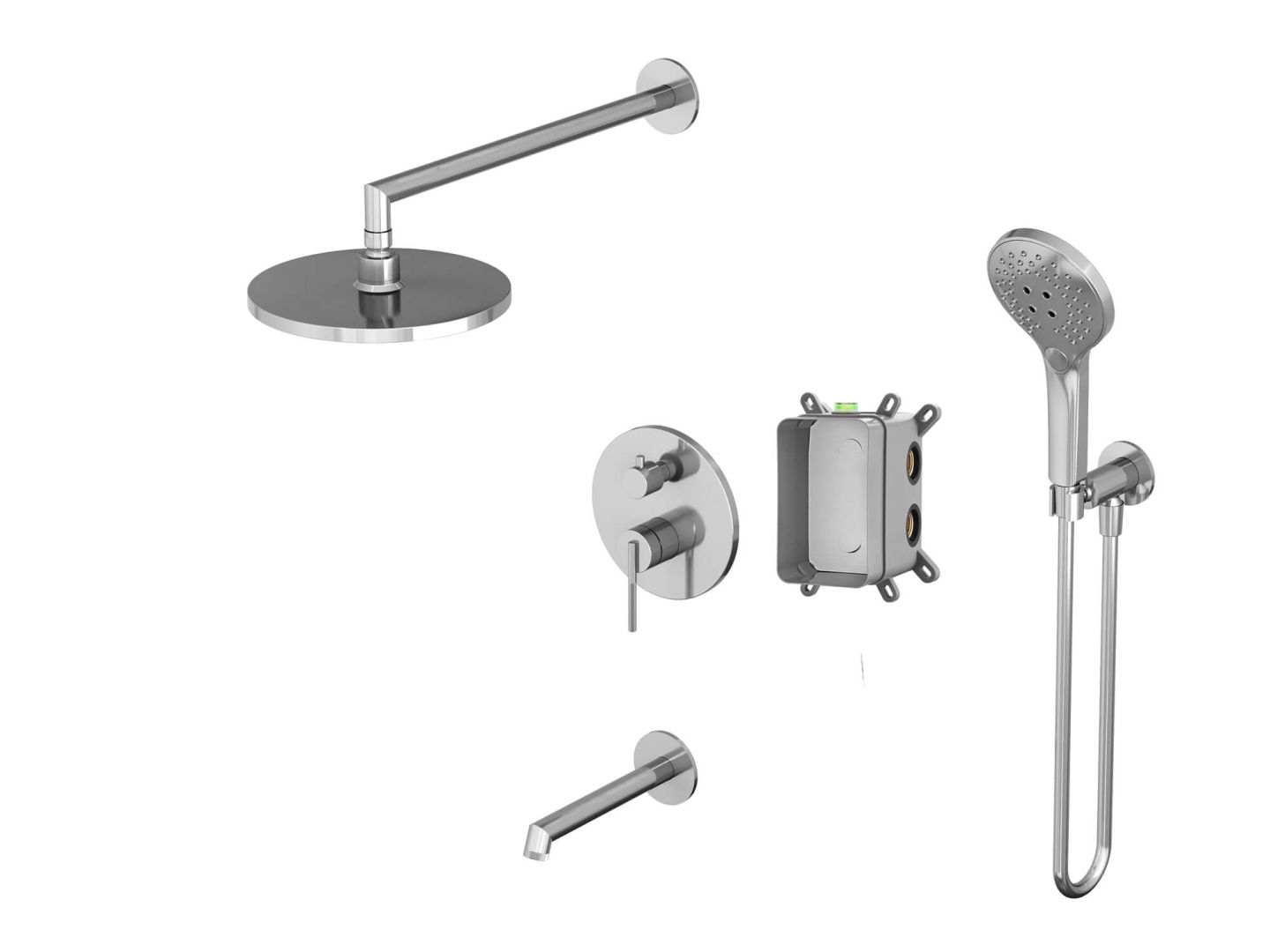 Приобрести hayzburg встраиваемая душевая система, хром hb-4001ch