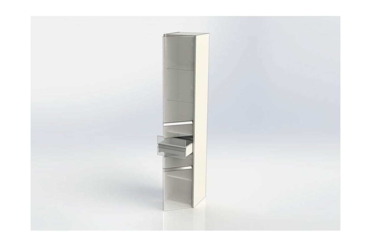 Приобрести aquanet пенал палермо 35 см, белый