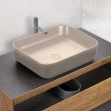 Vincea Раковина накладная 50х39 см, капучино матовая VBS-105MC