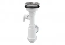 Сифон для мойки AlcaPlast A446P Ø50/40
