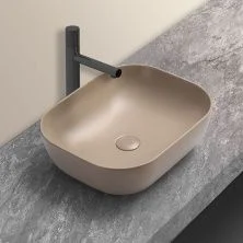 Vincea Раковина накладная 50х40 см, капучино матовая VBS-101MA