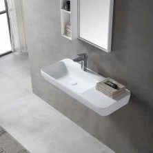 Vincea Раковина подвесная Solid Surface 90х40 см, белая матовая VWB-6S590MW