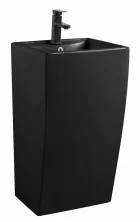 Azario Раковина напольная Comella 48х42см, черный матовый AZ-314MB