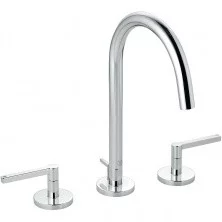 KLUDI Смеситель для раковины Nova Fonte Puristic, 220мм, на 3 отверстия, хром 201430515