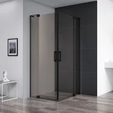 Cezares Душевое ограждение SLIDER 70х100 см, бронза\черный SLIDER-AH-2-70/80-100/110-BR-NERO