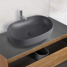 Vincea Раковина накладная 60х41 см, антрацит матовая VBS-113MA