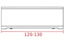 Заказать фронтальная панель 120-130 см 