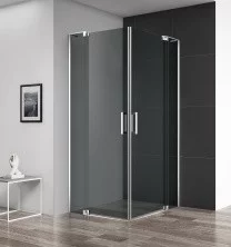 Cezares Душевое ограждение SLIDER 70х100 см, серый\хром SLIDER-AH-2-70/80-100/110-GRIGIO-Cr