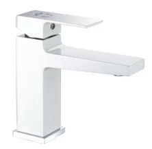 Cмеситель для раковины ViEiR Cielo 160 мм, белый V393511F