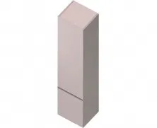 Пенал подвесной Kerama Marazzi CUBO 165 см, мальва L\R
