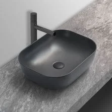 Vincea Раковина накладная 50х40 см, антрацит матовая VBS-101MA