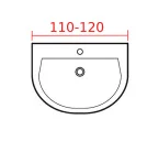 Подвесная раковина 110-120 см Подвесная раковина 110-120 см