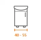 Тумбы 40-55 см Тумбы 40-55 см