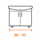 Тумбы 80-95 см Тумбы 80-95 см