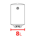 Электрический водонагреватель 8 л. Электрический водонагреватель 8 л.