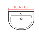 Подвесная раковина 100-110 см Подвесная раковина 100-110 см