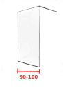 Душевая перегородка 90-100 см Душевая перегородка 90-100 см