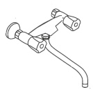 Настенный смеситель для кухни Настенный смеситель для кухни