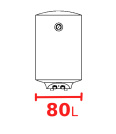 Электрический водонагреватель 80 л. Электрический водонагреватель 80 л.
