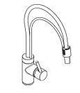 Смеситель с гибким изливом для кухни Смеситель с гибким изливом для кухни